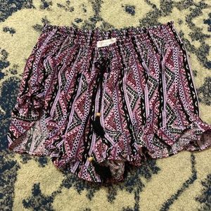 Jersey Shorts with Ruffle Hem size Juniors